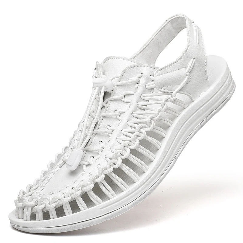 2019 новые летние эластичные ботинки ручной работы пляжная обувь дышащая