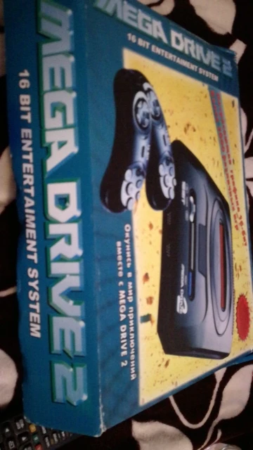 16-битная игровая консоль SEGA MD2 с переключателем режимов США и Японии для