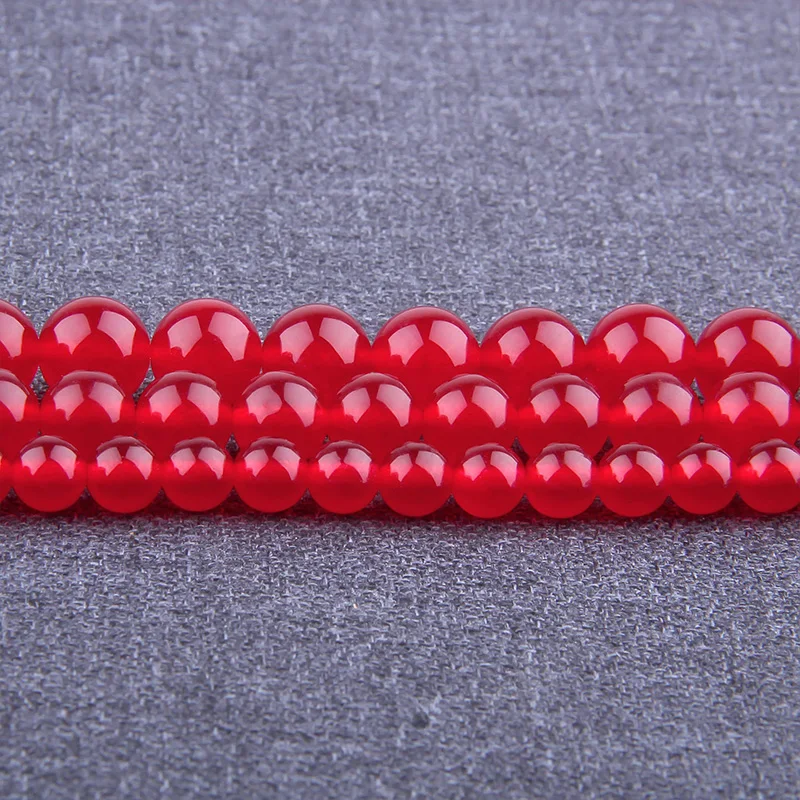 Бусины Из халцедона и красного сердолика круглые бусины из нить 4 6 8 10 12 мм для