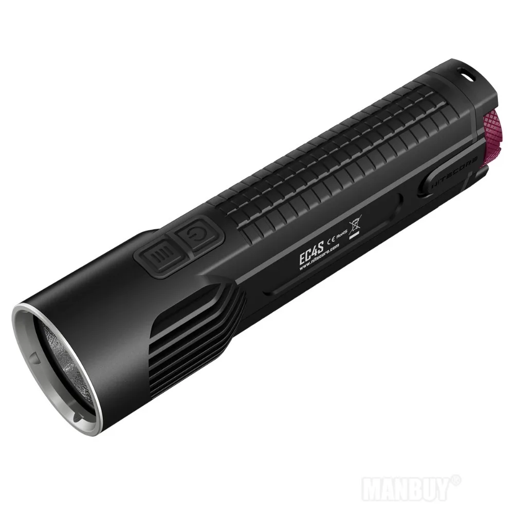 NITECORE EC4S с 2 перезаряжаемыми батареями 18650 2150 люменов 8 режимов XHP 50 светодиодный