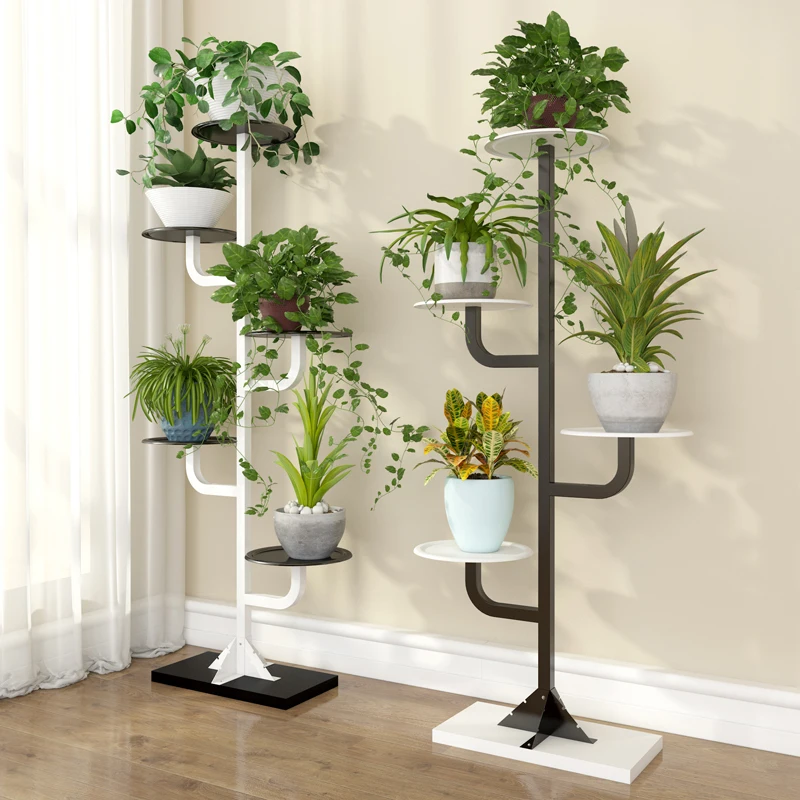 Луи Мода завод себя Креативный цветочный стеллаж Многоэтажный крытый гостиная