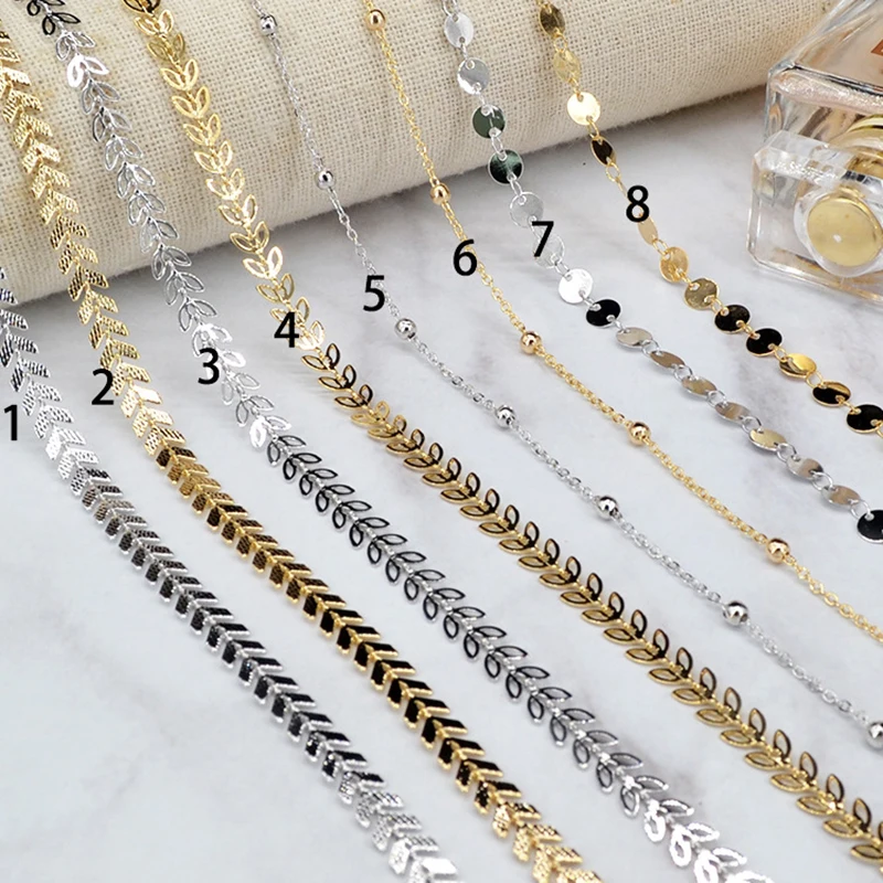 Ажурная цепочка с листьями отличная производительность защита от ржавчины для