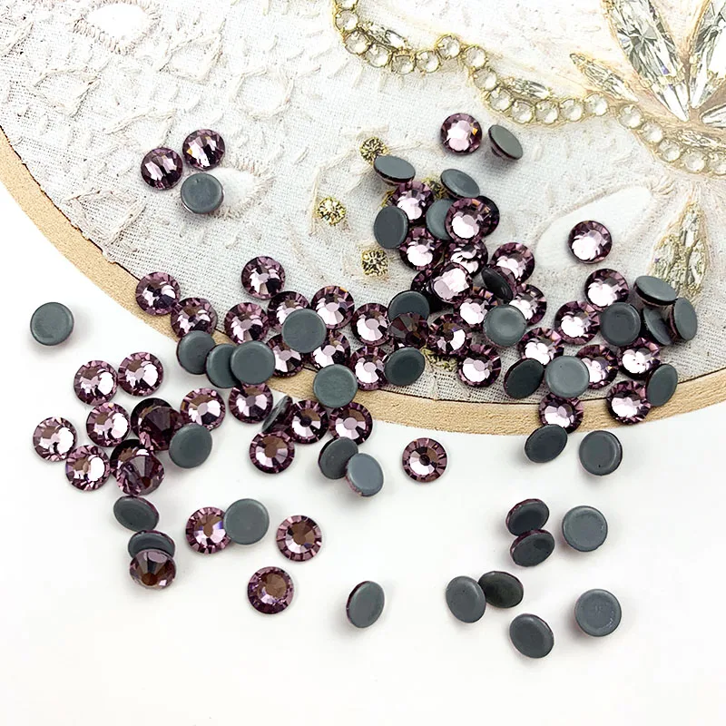 Пришить Аппликация из страз LT свет аметиста фиолетовый 45 Цвета 1440 шт. исправление