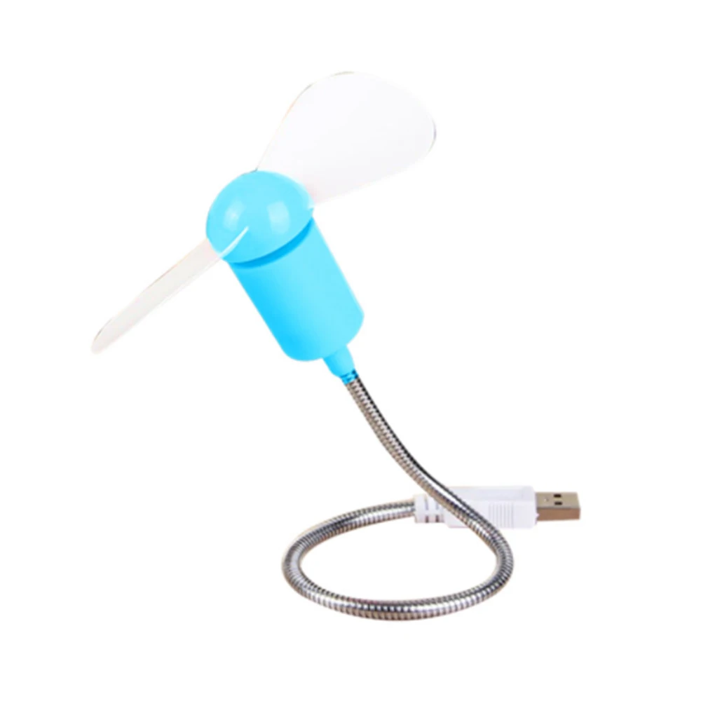 

USB Mini Fan Flexible Bendable USB Fan for Power Bank Laptop PC AC Charger Hand Fan Computer Notebook Desktop Cooling Fan Cooler