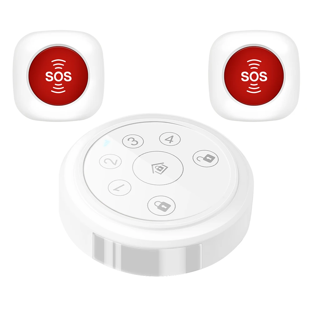 

SOS Button Help Security System Emergency Alert For Elderly Patient Panic Alarm Wifi Tuya Control