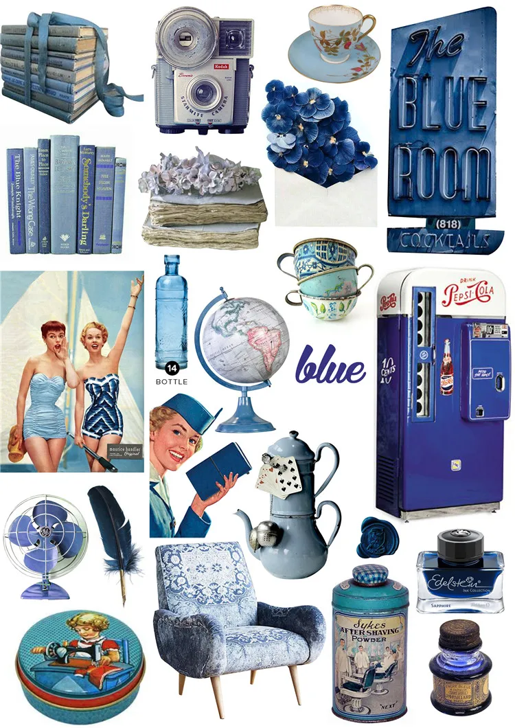 Цветные серии винтажных наклеек поделки и искусственные декоративные наклейки