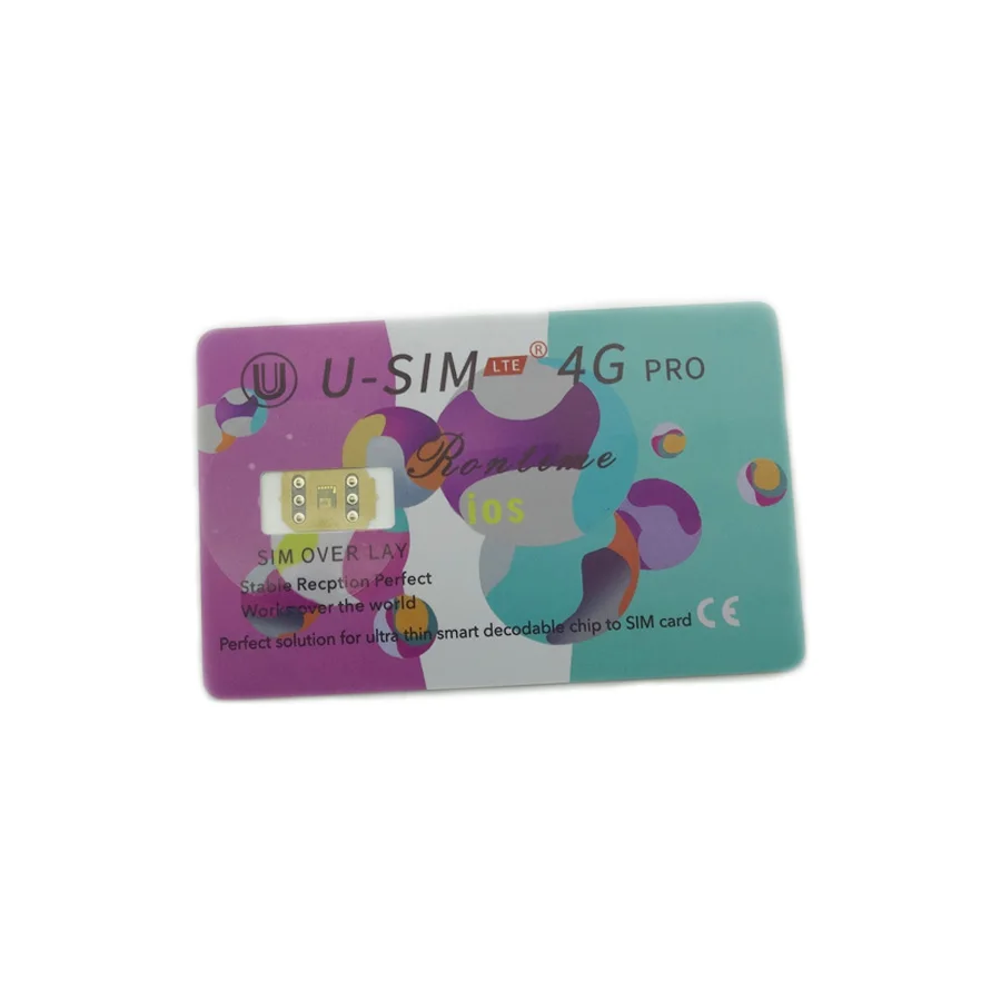 Разблокированная SIM-карта для IPhone 6S 7 8 Plus X XR XS Max 11 11pro Pro MAX 12 mini 12pro 1 шт. U-SIM 4G pro ios 14