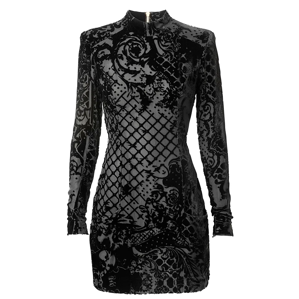 Женское облегающее платье с длинным рукавом Amily.c черное зеленое Клубное вечерние