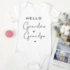 Здравствуйте, бабушка и дедушка, Детские боди, Женское боди, бабушка и дедушка, одежда для маленьких мальчиков и девочек, подарок для будущей мамы