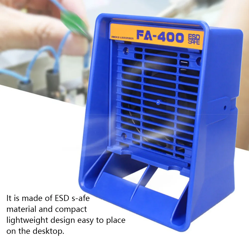 

Solder Iron Smoke Absorber Fume Extractor Soldering Air Blower Desktop Exhaust Fan Ventilator Smoke Absorb Machine EU US Plug