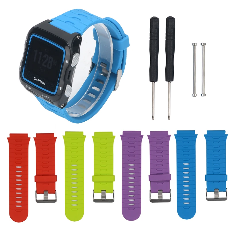 Strap For Garmin Forerunner 920XT Soft Silicone Replacement Band Bracelet with Steel Stainless Buckle Wristband Watchstrap | Электроника
