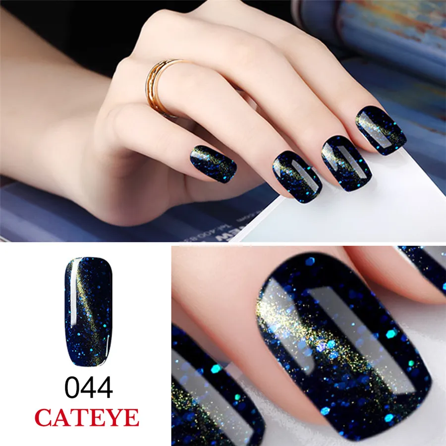 Allneweook УФ-гель для ногтей Cateye 8 мл Магнитный лазер лак для ногтей клей для ногтей