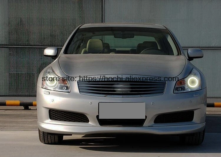 HochiTech RGB Multi-Color LED Angel Eyes Halo Rings kit super brightness car styling for Infiniti G35 2006 2007 2008 | Автомобили и