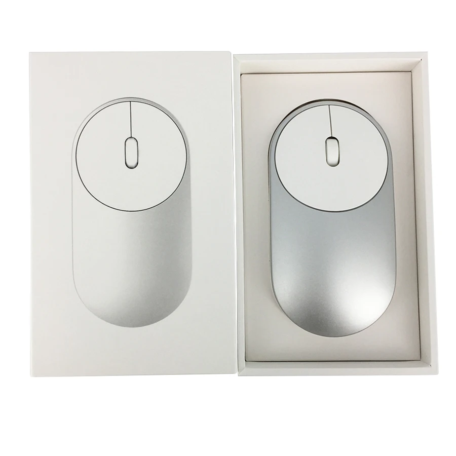 Оригинальная Xiaomi mi беспроводная мышь портативные игровые мыши Alu nium сплав ABS 2 4