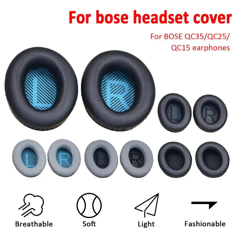 

Earphone accessories for BOSE Replacement Earpads Suitable for BOSE QC35 QC25 QC15 earphone sleeve,headphone ear cushion