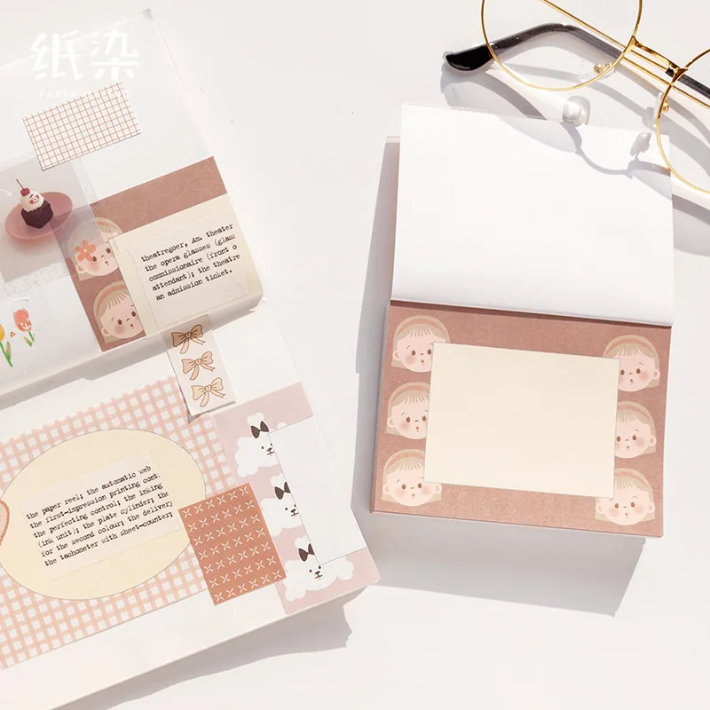 SIXONE 90 листов мультфильм милые фрукты животных Липкие заметки Kawaii Корея девушка