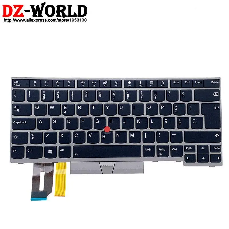 New Original PT Portuguese Backlit Keyboard for Lenovo Thinkpad E480 E490 T480S L480 T490 T495 L380 L390 Yoga L490 P43s Laptop | Компьютеры