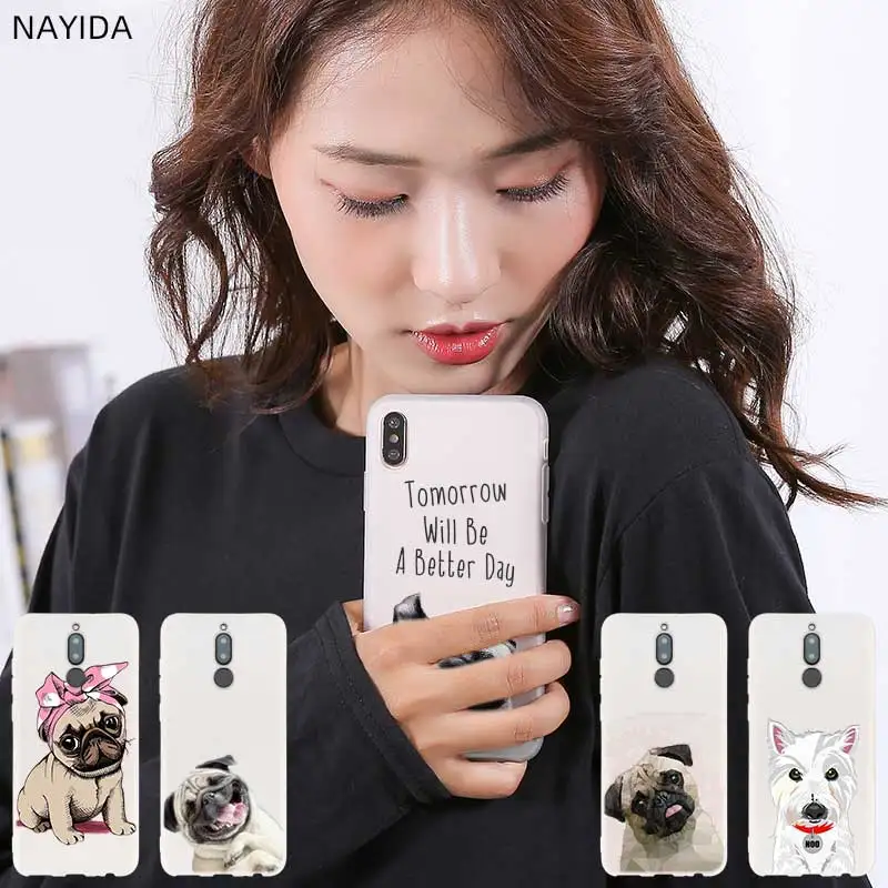 Чехол для телефона Huawei Mate 30 20 10 Lite Pro Y7 Y9 2019 2018 2017 Nova 5i 4 3 Terrier dog pug|Бамперы| |