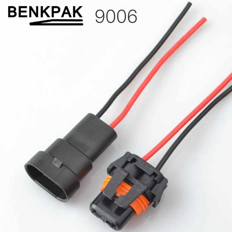 9006 2 Pin Way auto connector Waterproof Electrical Wire Connector Plug Female Male | Обустройство дома