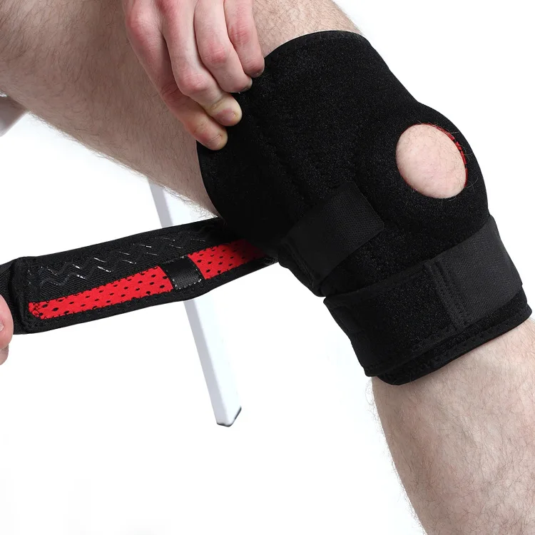 

Sports Kneecaps Four Spring Mountaineering Kneepad Anti-Slip Kneepad Outdoor Cycling Sports Protective Gear