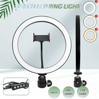 portable 10 inch led ring fill light selfie photo video studio usb dimmable lamp