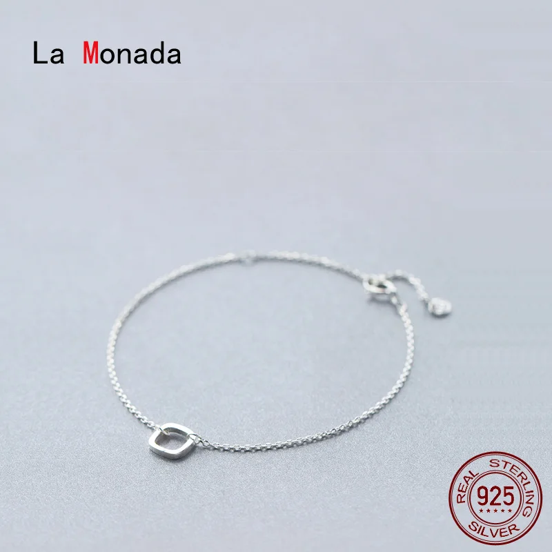 

Женский квадратный браслет La Monada из серебра 925 пробы