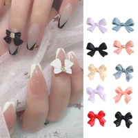 3d nail art butterfly decoration parts nail crystals bow japanese design rhinestone nail supplies gel polish accessories sa1919
