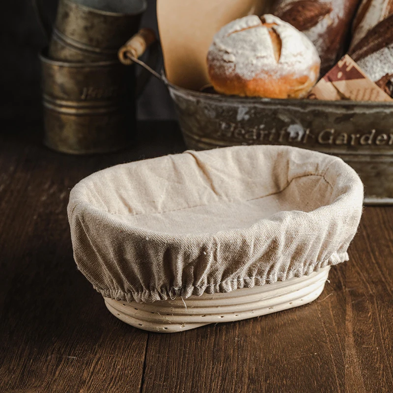 Various Shapes Fermentation Rattan Basket Country Bread Baguette Dough Banneton Brotform Proofing Proving Baskets