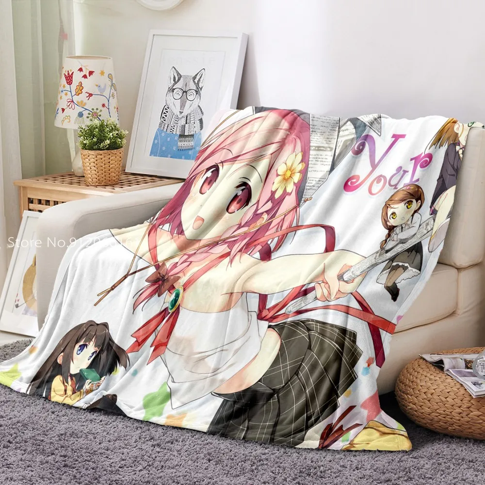 

Kurumi Kantoku Flannel Blanket 3D Print Japan Anime Girls Fleece Blanket For Bedroom Home Textile Throw Blanket Decoration