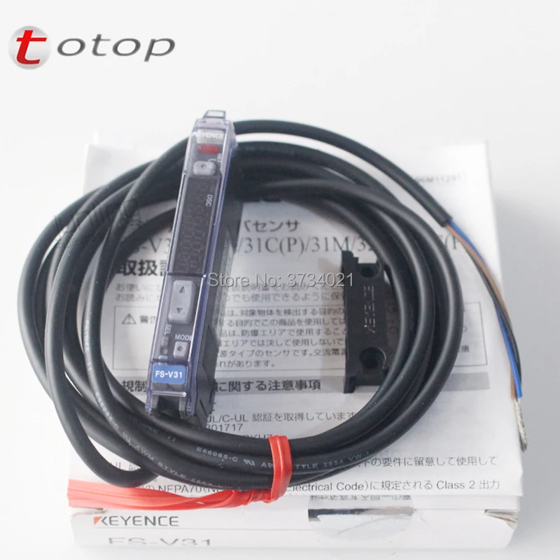 Keyence FS-V31 цифровой волоконно-оптический датчик выход тип NPN 12-24VDC