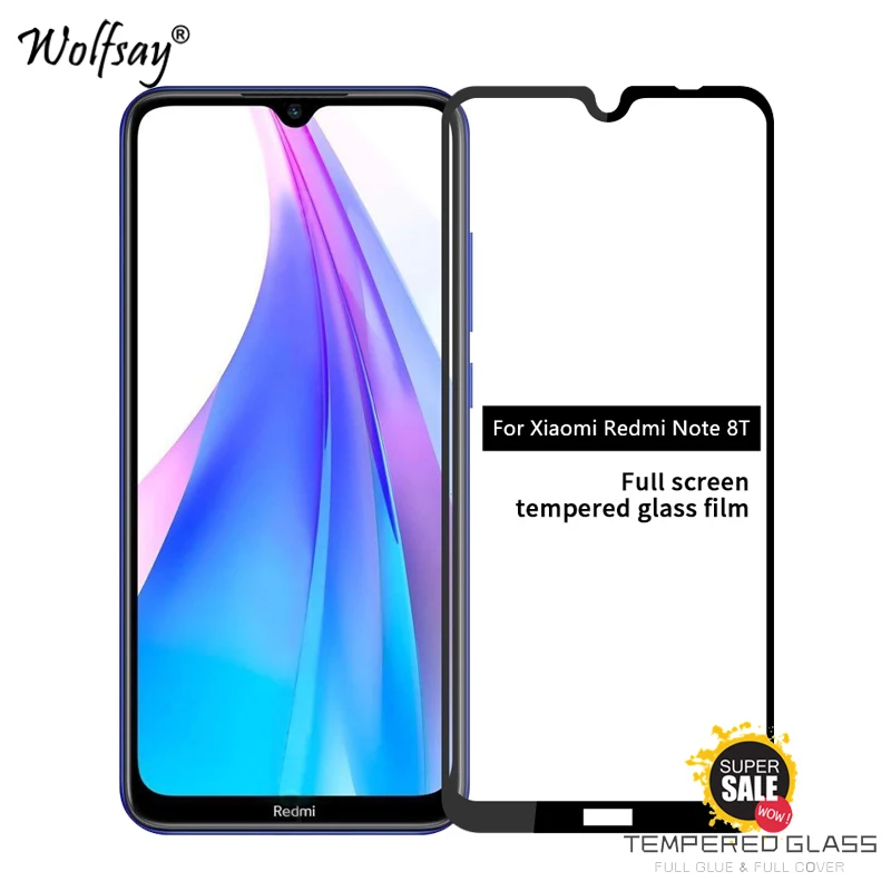 Защитное стекло закаленное для Xiaomi Redmi Note 8T 2 шт.|Защитные стёкла и плёнки