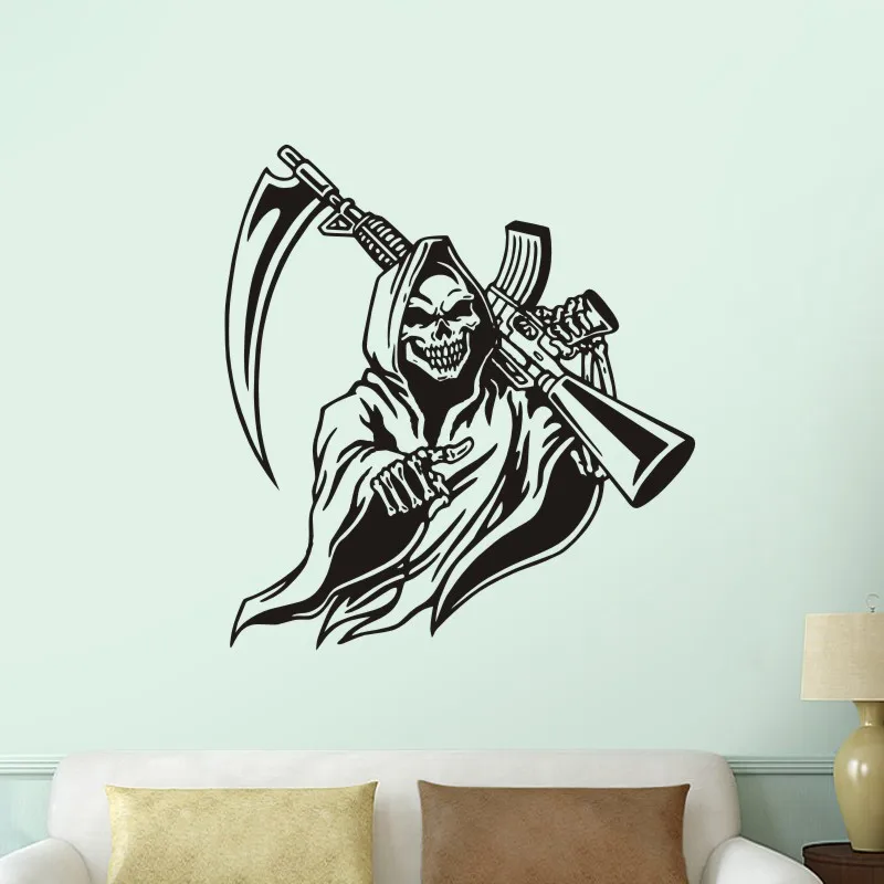 Охотничий череп M16 наклейка охотничий клубный стикер полый Охотник на окно
