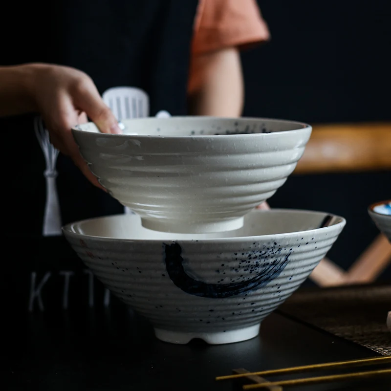 FANCITY Ramen чаша японская миска для лапши Коммерческая риса посуда большая