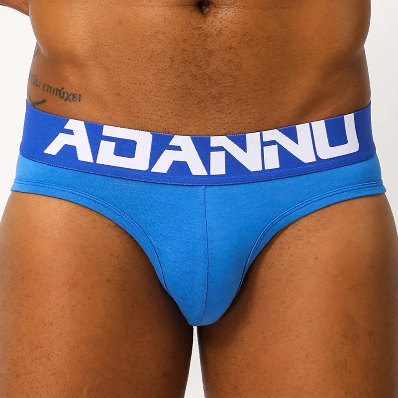 4PCS/Lot Thong Sexy Mens Underwear Briefs Open Butt U Convex Pouch Cuecas Calzoncillos Hombre Slip Cotton Gay String Underpants