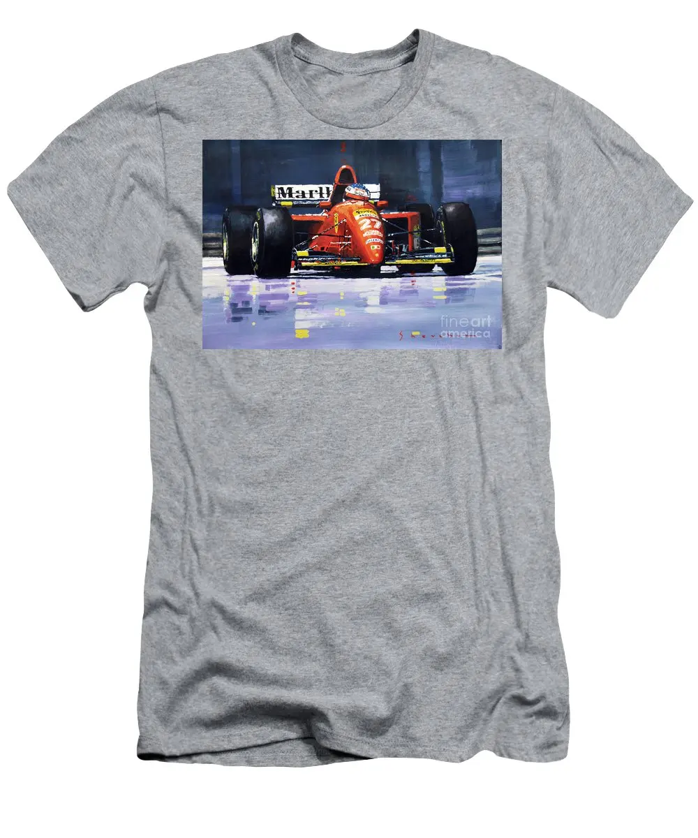 1995 Канада Gp Ferrari 412T2 J. Alesi #27 Winner Мужская футболка| |