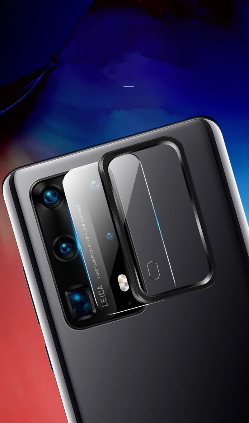 2 в 1 металлическое защитное кольцо + закаленное стекло для huawei P40 PRO камера Защита