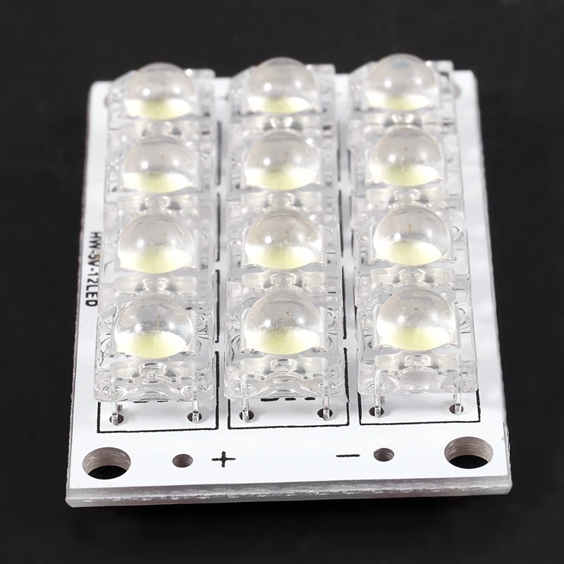 

New DC 3V 5V 12 LED Super Bright White Piranha LED Circuit Board LED Lights Light Yacht