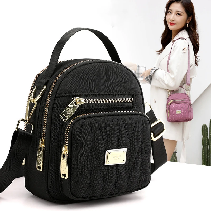 

Women Shoulder Messenger Bag Waterproof Nylon Oxford Crossbody Tote Bag Handbags Large Capacity Travel Bags Purse