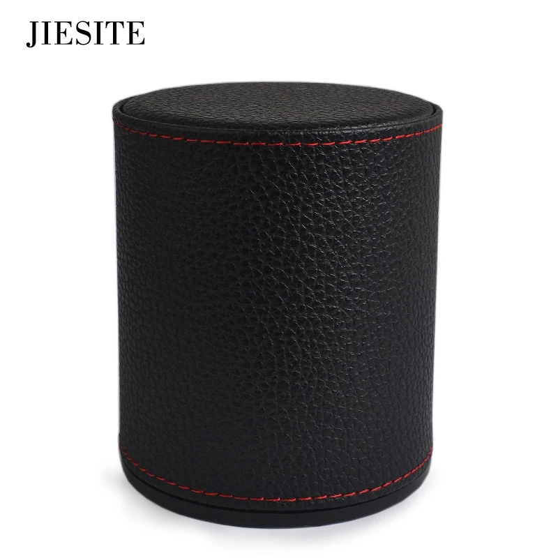 Горячая VSOP кожа + пластиковый стаканчик для игральных костей набор с 6 шт.