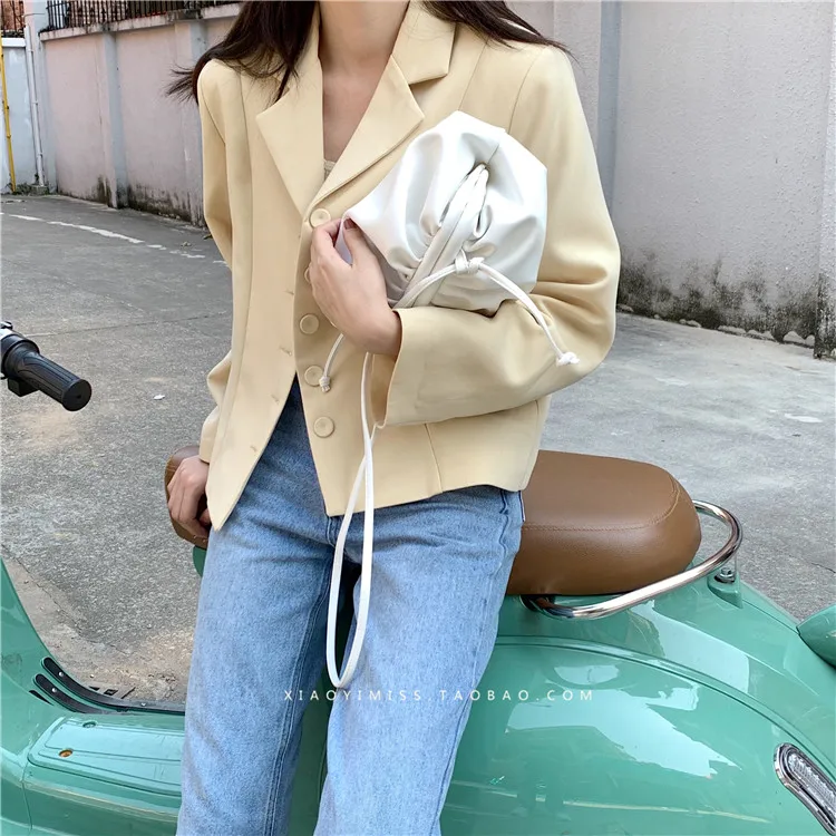 Для женщин простой пельмени сумка дизайнера; стиль ретро; Приятная для Fashion Cloud/женские сумки через плечо сумка на плечо женская сумочка клатч