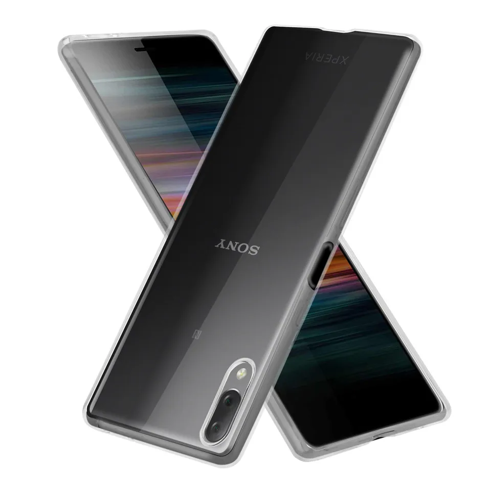 Прозрачный ТПУ чехол для телефона sony Xperia L3/L1/XA1/Plus/ультра тонкий мягкий прозрачный
