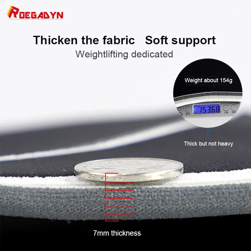 Мягкие Наколенники ROEGADYN 7 мм эластичные неопреновые наколенники для тяжелой