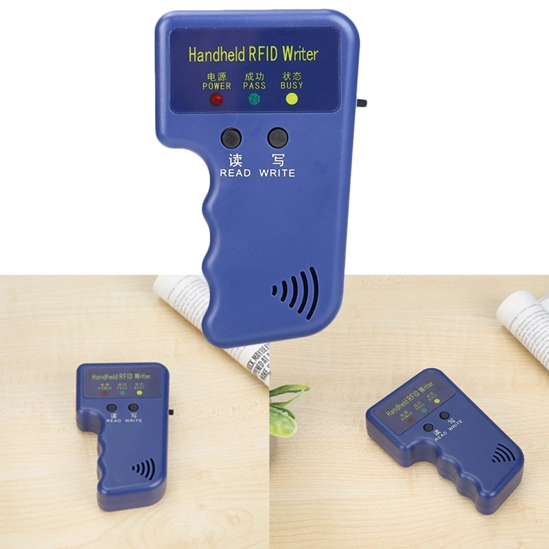 Handheld 125Khz Duplicator Copier Writer Programmer Reader + Keys |