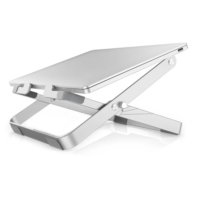 

Laptop Holder Adjustable Height Lifting Aluminum Folding Stand for Tablet Desktop Notebook Cooling Stand for 11-15inches