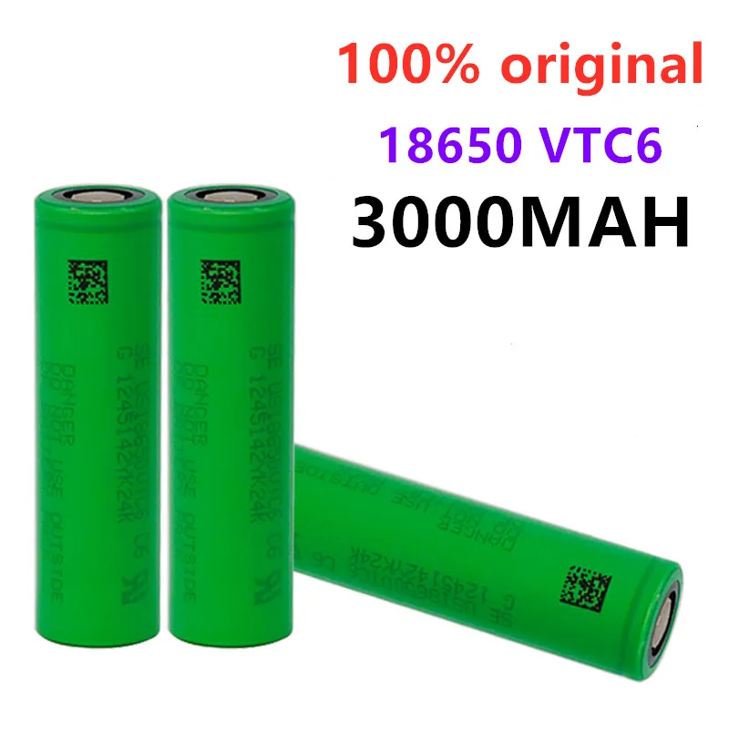 100% Оригинальный VTC6 3 7 в 3000 мАч литий ионный аккумулятор для sony US18650 электронная