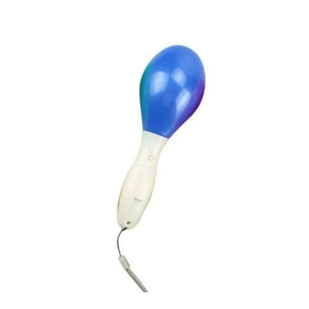 

2 Pieces Of Luminous Sand Hammer Glow Stick Flashing Multi-color LED Maracas Light Up Neon Light Sensory New Toy Shaking