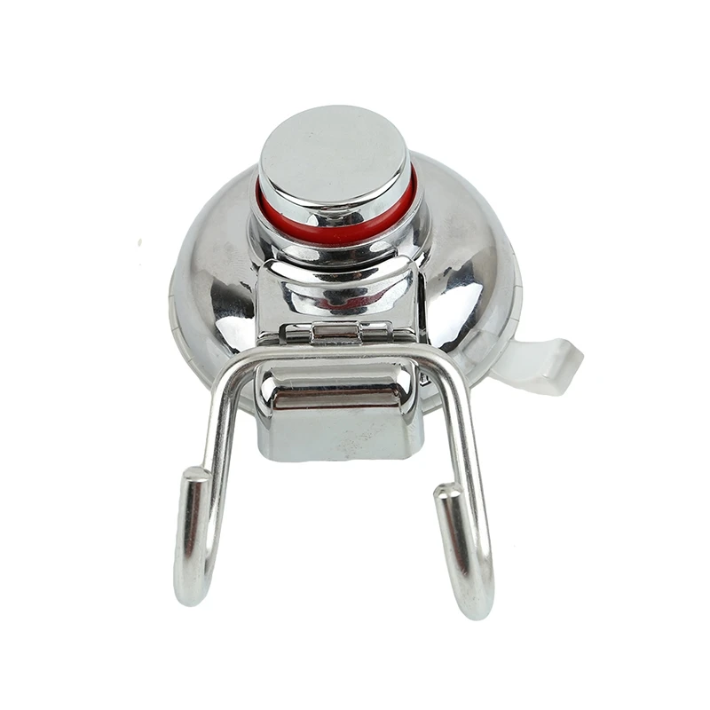 

2021 Vacuum Stainless Steel Suction Cup Hook Double Wall Hook Bath Towel Heavy Duty Suction Cup Holds