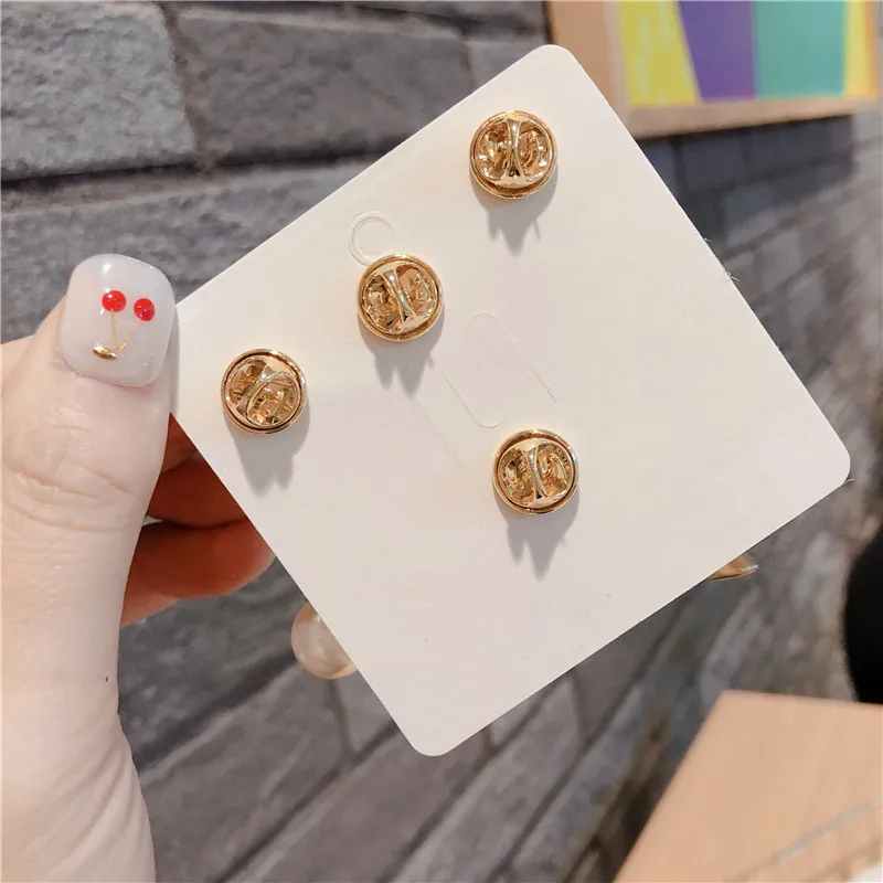 Новинка Женская брошь заколка с милыми цветами буквами S в форме сердца башни