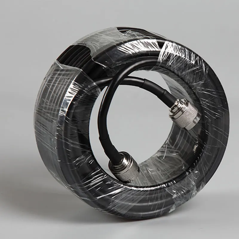 lintratek 30M Black Coaxial Cable N Male to N Male Connector RG6 For Cellular Mobile Signal Ampliifer Booster Repeater Low loss