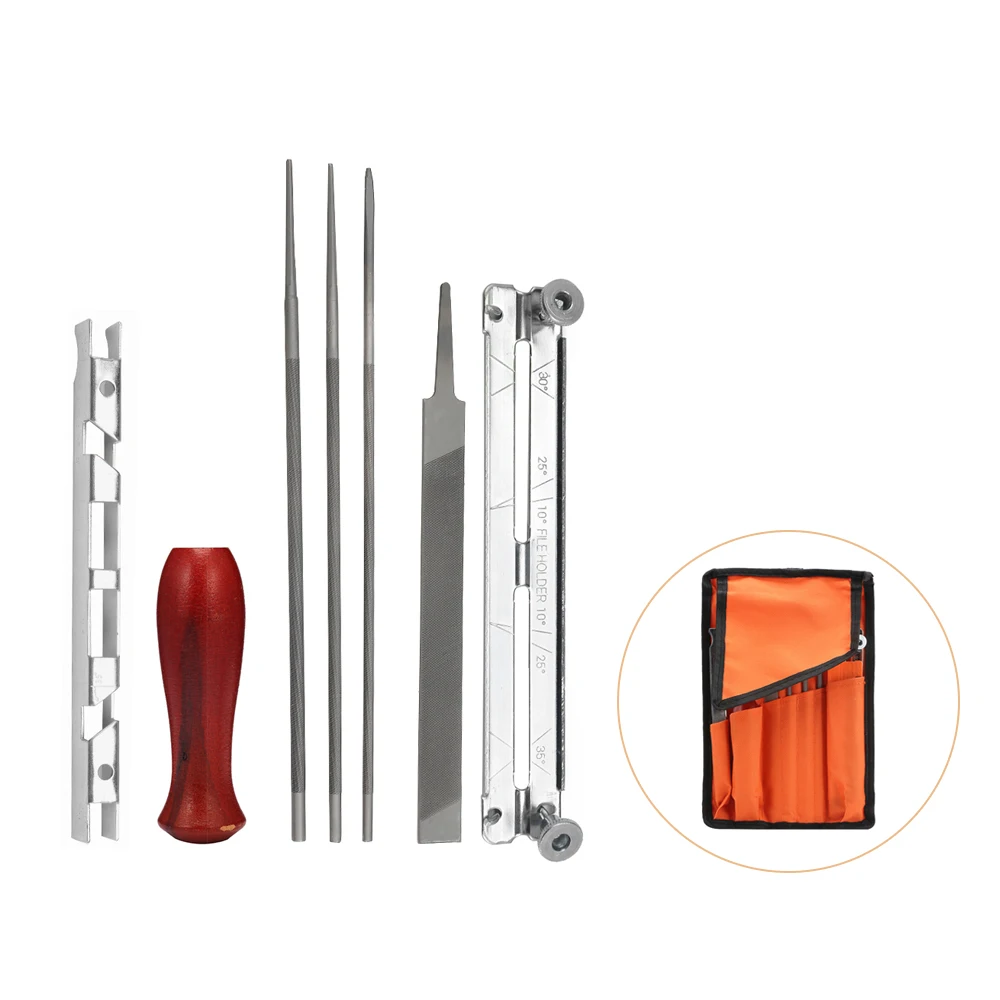 10 шт./компл. цепная пила набор для заточки инструментов направляющий бар файл